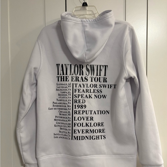 Taylor Swift White Hoodie - The Eras Tour - Picture 4 of 4